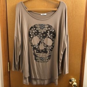 SKULL FACE T-SHIRT